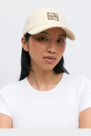 Gina Tricot Linen blend cap - caps - Weiß - ONESIZE - Dame