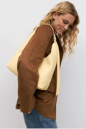 Gina Tricot Midi slouchy bag - Umhängetaschen - Gelb - ONESIZE - Dame