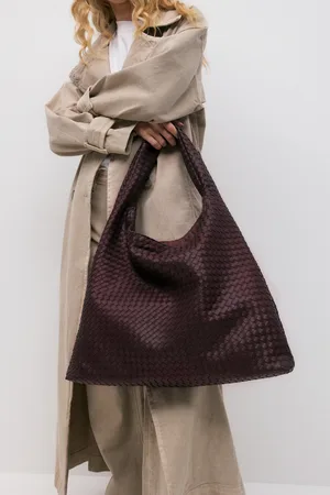 Gina Tricot Braided large bag - Umhängetaschen - Lila - ONESIZE - Dame