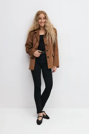 Gina Tricot Molly straight jeans - Straight jeans - Schwarz - 44 - Dame