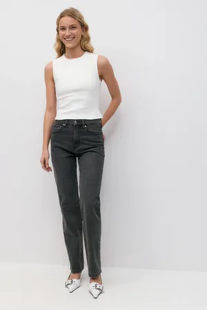 Gina Tricot Tight top - Tops - Weiß - XL - Dame
