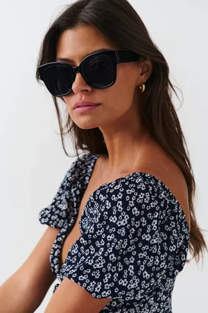 Gina Tricot Oversized sunglasses - Sonnenbrillen - Schwarz - ONESIZE - Dame
