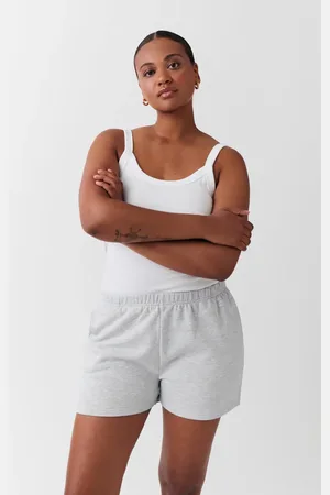 Gina Tricot Sweat shorts - Sweat shorts - Grau - XXL - Dame