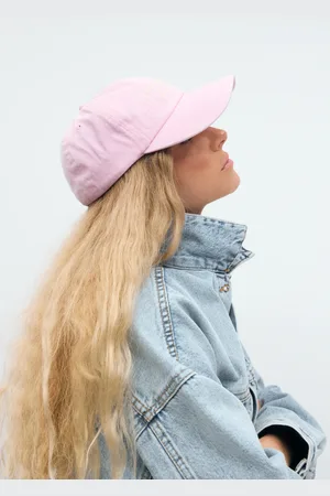 Gina Tricot Washed cotton cap - caps - Pink - ONESIZE - Dame