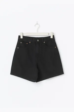Gina Tricot High waist denim shorts - Jeans shorts - Schwarz - 44 - Dame