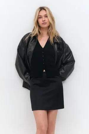 Gina Tricot Mini skirt - miniröcke - Schwarz - 42 - Dame