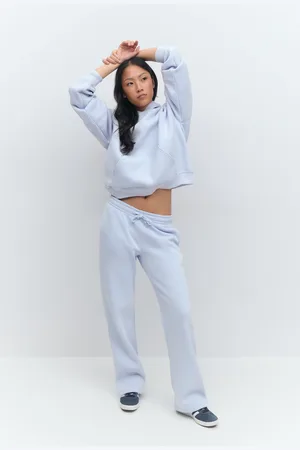 Gina Tricot Basic straight sweatpants - Jogginghosen - Blau - L - Dame