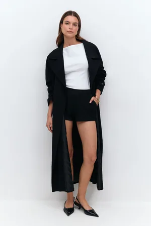 Gina Tricot Tailored mini shorts - Shorts - Schwarz - XL - Dame