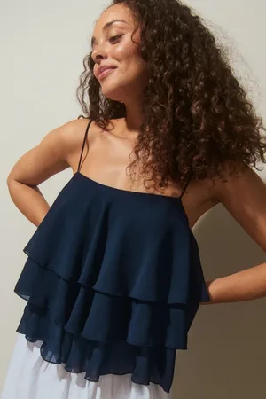 Gina Tricot Singlet - Tops - Blau - 42 - Dame