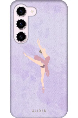 Glided Lavender - Samsung Galaxy S23 Handyhülle - Biologisch Abbaubar