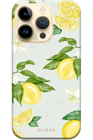 Glided Lemon Beauty - iPhone 14 Pro Handyhülle - Biologisch Abbaubar