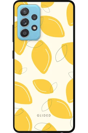 Glided Abstract Lemon - Samsung Galaxy A52 / A52 5G / A52s 5G Handyhülle - Biologisch Abbaubar