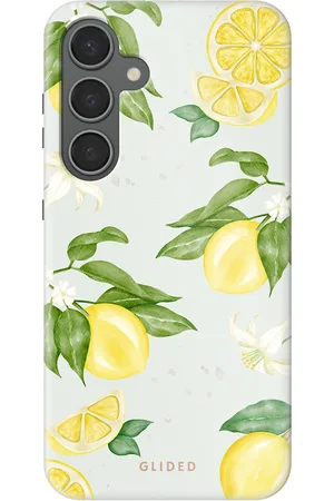 Glided Lemon Beauty - Samsung Galaxy S24 Plus Handyhülle - Biologisch Abbaubar