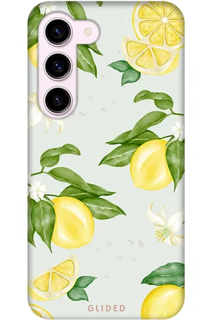 Glided Lemon Beauty - Samsung Galaxy S23 Handyhülle - Biologisch Abbaubar