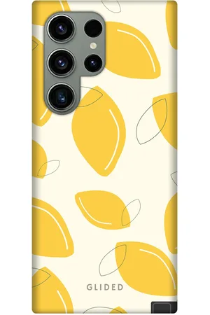 Glided Abstract Lemon - Samsung Galaxy S23 Ultra Handyhülle - Soft case