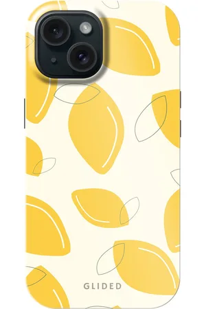 Glided Abstract Lemon - iPhone 15 Handyhülle - Biologisch Abbaubar