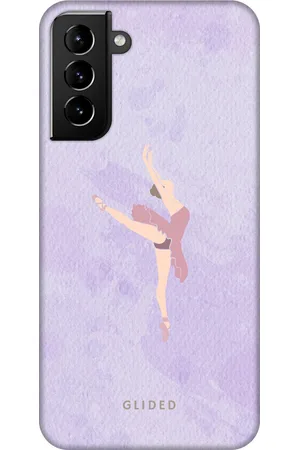 Glided Lavender - Samsung Galaxy S21 Plus 5G Handyhülle - Biologisch Abbaubar