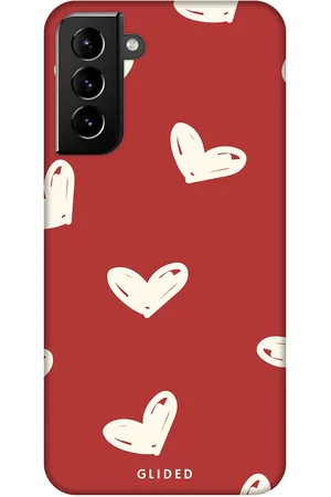 Glided Red Love - Samsung Galaxy S21 Plus 5G Handyhülle - Biologisch Abbaubar