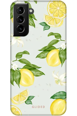 Glided Lemon Beauty - Samsung Galaxy S21 Plus 5G Handyhülle - Biologisch Abbaubar