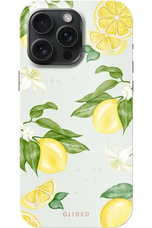 Glided Lemon Beauty - iPhone 15 Pro Max Handyhülle - Biologisch Abbaubar