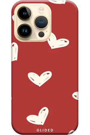 Glided Red Love - iPhone 14 Pro Handyhülle - Biologisch Abbaubar