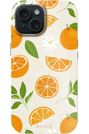 Glided Tasty Orange - iPhone 15 Handyhülle - Biologisch Abbaubar