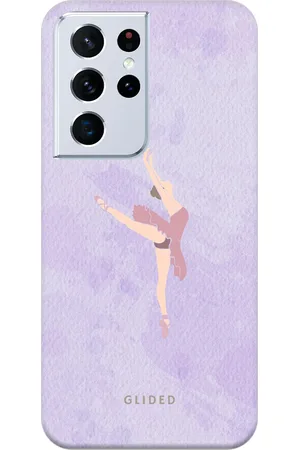 Glided Lavender - Samsung Galaxy S21 Ultra 5G Handyhülle - Biologisch Abbaubar