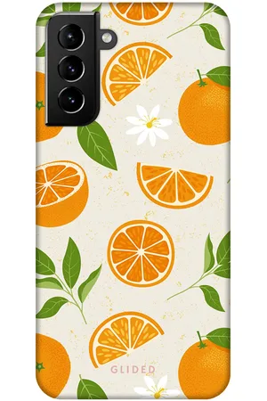 Glided Tasty Orange - Samsung Galaxy S21 Plus 5G Handyhülle - Biologisch Abbaubar