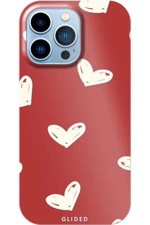 Glided Red Love - iPhone 14 Pro Max Handyhülle - Biologisch Abbaubar