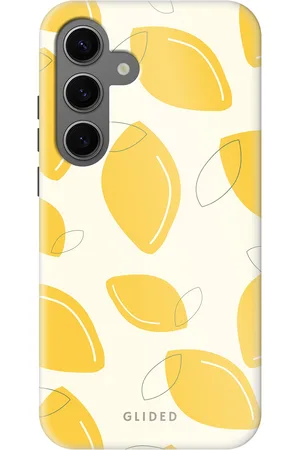 Glided Abstract Lemon - Samsung Galaxy S24 Handyhülle - Soft case