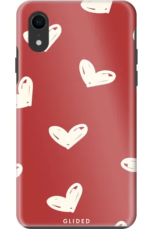 Glided Red Love - iPhone XR Handyhülle - Soft case