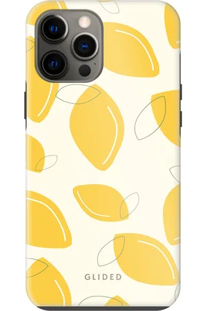 Glided Abstract Lemon - iPhone 12 Pro Max Handyhülle - Biologisch Abbaubar