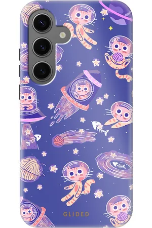 Glided Space Cat - Samsung Galaxy S24 Handyhülle - Soft case