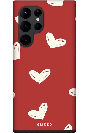 Glided Red Love - Samsung Galaxy S22 Ultra Handyhülle - Soft case