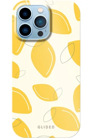 Glided Abstract Lemon - iPhone 14 Pro Max Handyhülle - Biologisch Abbaubar
