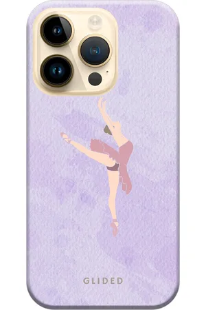 Glided Lavender - iPhone 14 Pro Handyhülle - Biologisch Abbaubar