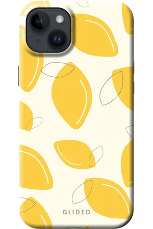 Glided Abstract Lemon - iPhone 14 Plus Handyhülle - Biologisch Abbaubar