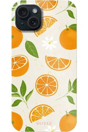 Glided Tasty Orange - iPhone 15 Plus Handyhülle - Biologisch Abbaubar