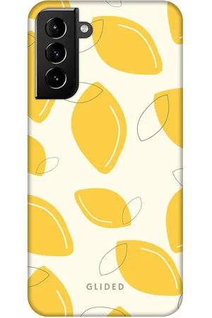 Glided Abstract Lemon - Samsung Galaxy S21 Plus 5G Handyhülle - Biologisch Abbaubar