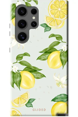 Glided Lemon Beauty - Samsung Galaxy S24 Ultra Handyhülle - Biologisch Abbaubar