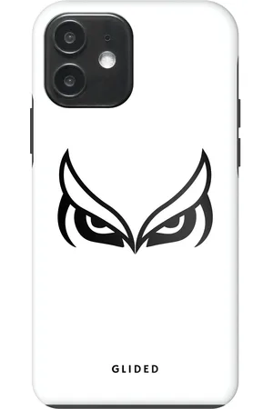 Glided White Owl - iPhone 12 Handyhülle - Biologisch Abbaubar