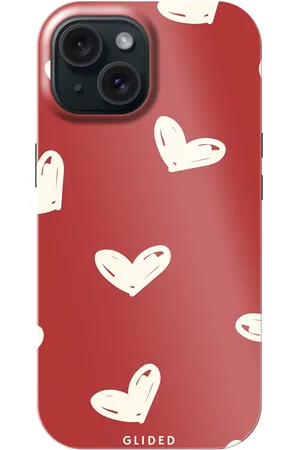 Glided Red Love - iPhone 15 Handyhülle - Biologisch Abbaubar