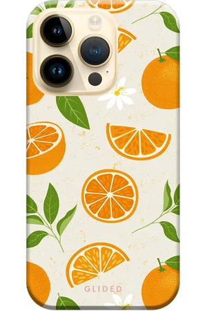 Glided Tasty Orange - iPhone 14 Pro Handyhülle - Biologisch Abbaubar