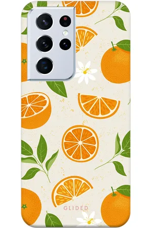 Glided Tasty Orange - Samsung Galaxy S21 Ultra 5G Handyhülle - Biologisch Abbaubar