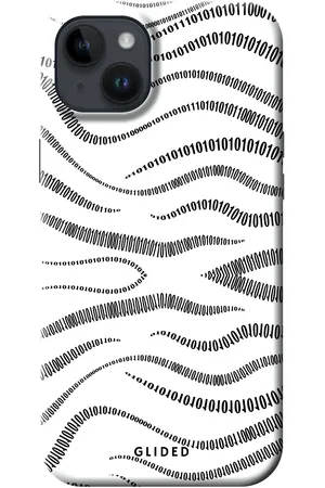 Glided Binary Code - iPhone 14 Plus Handyhülle - Biologisch Abbaubar