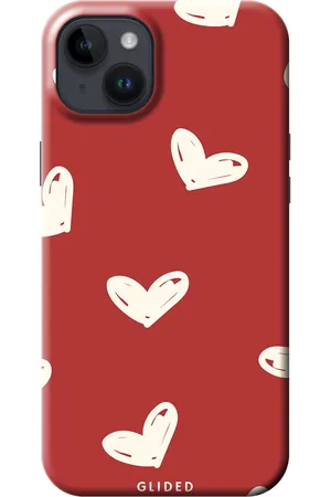 Glided Red Love - iPhone 14 Plus Handyhülle - Biologisch Abbaubar
