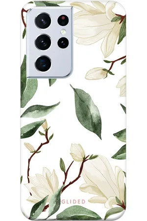 Glided White Elegance - Samsung Galaxy S21 Ultra 5G Handyhülle - Biologisch Abbaubar