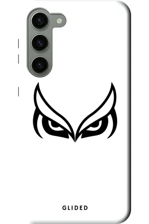 Glided White Owl - Samsung Galaxy S23 Plus Handyhülle - Soft case