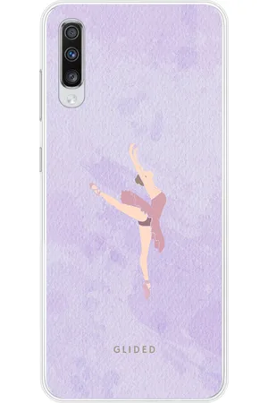 Glided Lavender - Samsung Galaxy A70 Handyhülle - Soft case