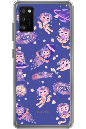 Glided Space Cat - Samsung Galaxy A41 Handyhülle - Soft case